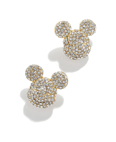 Shop Baublebar Women's  Mickey 3d Silhouette Earrings In Gold-tone
