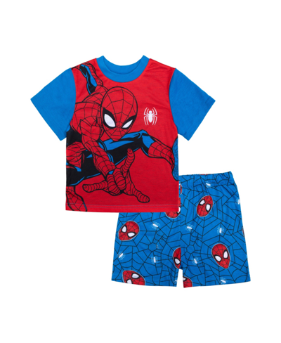 Shop Spider-man Toddler Boys 2pc Pajama Shorts Set In Assorted