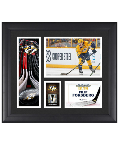 Shop Fanatics Authentic Filip Forsberg Nashville Predators Framed 15" X 17" Player Collage With A Piece Of Game-used Puck In Multi