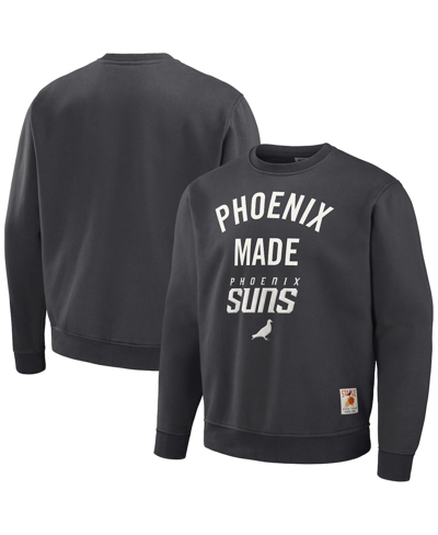 Staple Nba X  Anthracite Phoenix Suns Plush Pullover Sweatshirt In Anthracite
