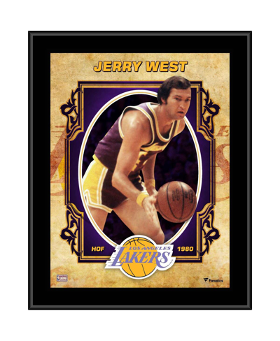 Fanatics Authentic Jerry West Los Angeles Lakers 10.5'' X 13'' Sublimated Hardwood Classics Player Plaque In Multi