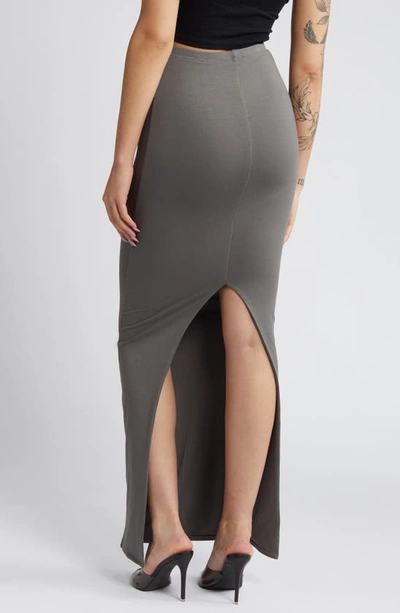 Shop Naked Wardrobe Butter Up Boo Skirt In Charcoal
