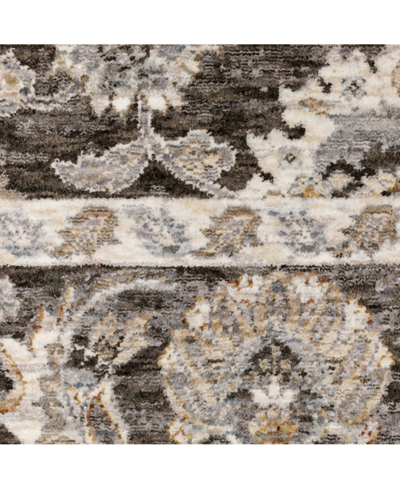Jhb Design S Kumar Kum03 Gray And Ivory 9'10" X 12'10" Area Rug In Gray,ivory