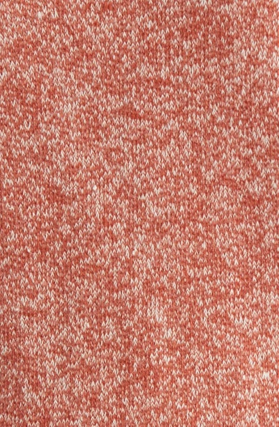 Loveappella Crewneck Cotton Sweatshirt In Terracotta