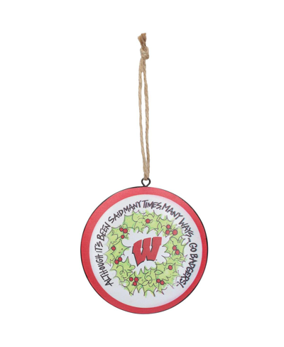 Shop Magnolia Lane Wisconsin Badgers Metal Ornament In Multi