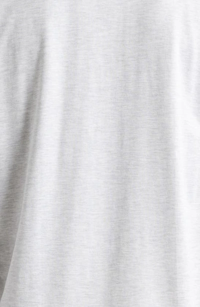 Shop Eleventy Dandy Jersey Button-up Shirt In Light Grey