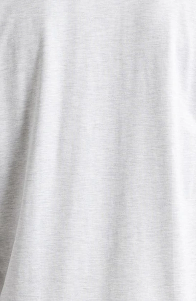 Eleventy Dandy Jersey Button-up Shirt In Light Grey