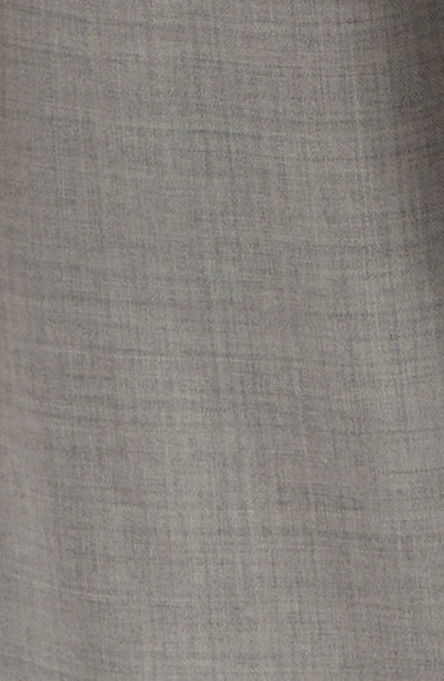 Eleventy Drawstring Waist Stretch Virgin Wool Pants In Medium Grey