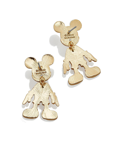 Shop Baublebar Women's  Mickey Mouse Gold-tone Fleck 3d Earrings