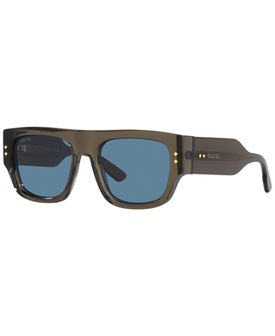 Shop Gucci Men's Sunglasses, Gg1262s In Gray