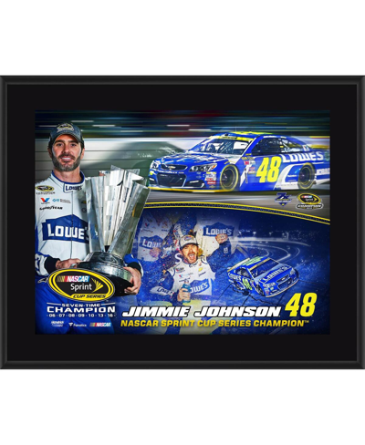 Shop Fanatics Authentic Jimmie Johnson 10.5" X 13" 2016 Sprint Cup Champion Sublimated Plaque In Multi