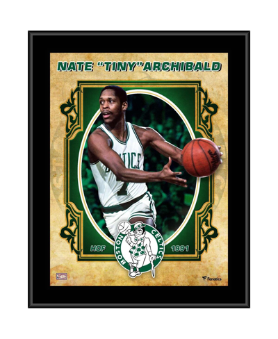 Shop Fanatics Authentic Nate Archibald Boston Celtics 10.5'' X 13'' Sublimated Hardwood Classics Player Plaque In Multi