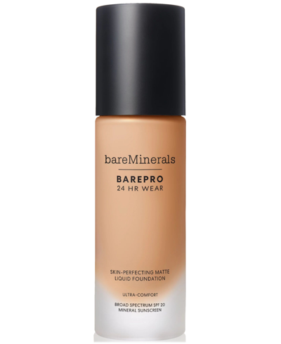 Shop Bareminerals Barepro 24hr Wear Skin-perfecting Matte Liquid Foundation Mineral Spf 20, 1 Oz. In Light  Warm