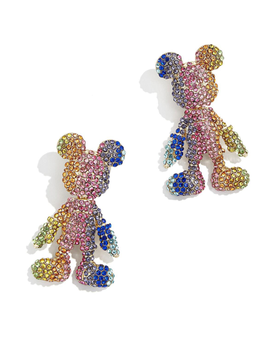 Shop Baublebar Women's  Mickey Mouse Rainbow 3d Earrings In Multi