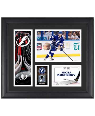 Shop Fanatics Authentic Nikita Kucherov Tampa Bay Lightning Framed 15" X 17" Player Collage With A Piece Of Game-used Puck In Multi