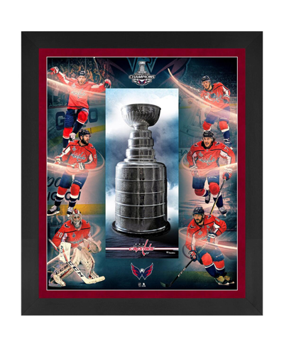 Shop Fanatics Authentic Washington Capitals 2018 Stanley Cup Champions Framed 23" X 27" Floating Photo Collage In Multi