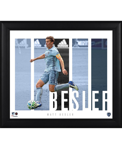 Shop Fanatics Authentic Matt Besler Sporting Kansas City Framed 15" X 17" Player Panel Collage In Multi