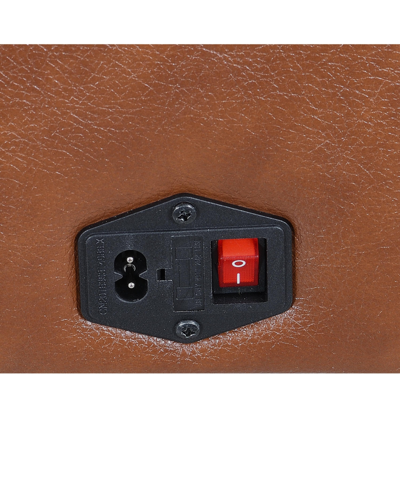 Steve Silver Natalia 73" Power Loveseat Console Recliner In Medium Brown