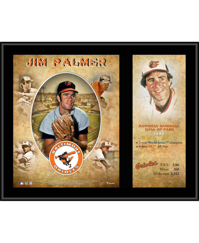 Shop Fanatics Authentic Jim Palmer Baltimore Orioles 12" X 15" Hall Of Fame Career Profile Sublimated Plaque In Multi