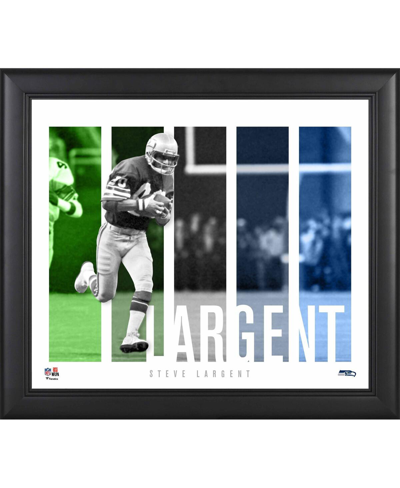 Shop Fanatics Authentic Steve Largent Seattle Seahawks Framed 15" X 17" Player Panel Collage In Multi