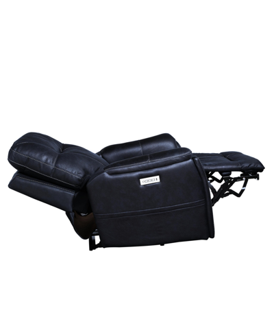 Steve Silver Lexington 38" Power Media Recliner In Navy