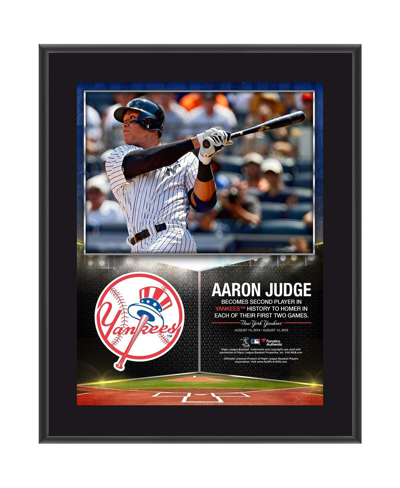 Shop Fanatics Authentic Aaron Judge New York Yankees 10.5" X 13" Second Yankee To Hit Home Runs In First Two Games Sublimate In Multi