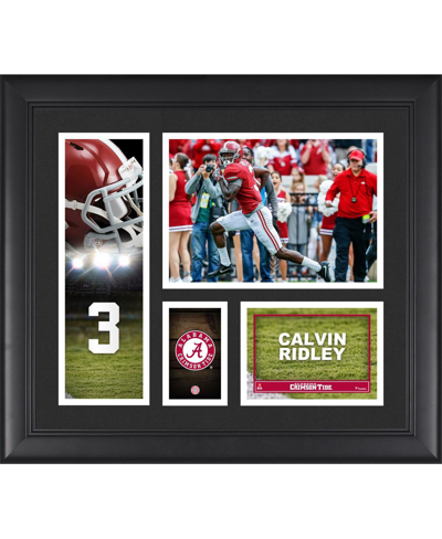 Fanatics Authentic Calvin Ridley Alabama Crimson Tide Framed 15" X 17" Player Collage In Multi