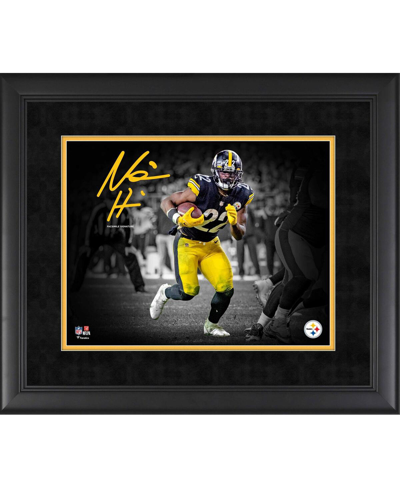 Shop Fanatics Authentic Najee Harris Pittsburgh Steelers Facsimile Signature Framed 11" X 14" Spotlight Photograph In Multi
