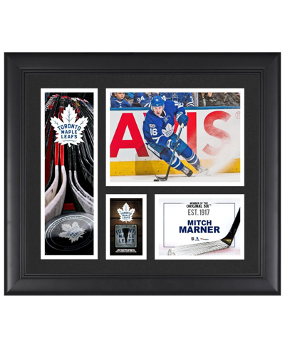 Shop Fanatics Authentic Mitchell Marner Toronto Maple Leafs Framed 15" X 17" Player Collage With A Piece Of Game-used Puck In Multi
