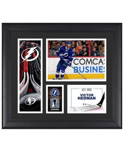 Shop Fanatics Authentic Victor Hedman Tampa Bay Lightning Framed 15" X 17" Player Collage With A Piece Of Game-used Puck In Multi