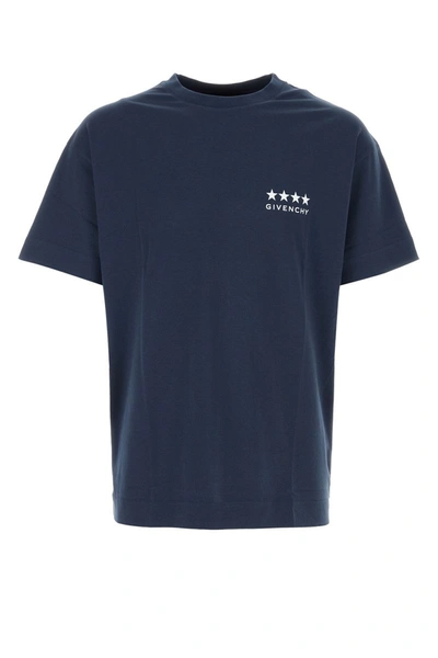 Shop Givenchy T-shirt In Deep Blue
