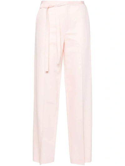 Shop Kenzo Trousers In Light Pink