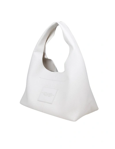 Shop Marc Jacobs Soft Leather Shoulder Bag In White