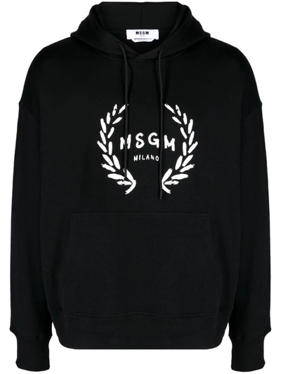 Shop Msgm Sweatshirt Clothing In Black