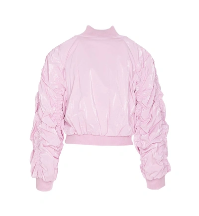 Shop Pinko Coats In Rosa Dolce Lilla