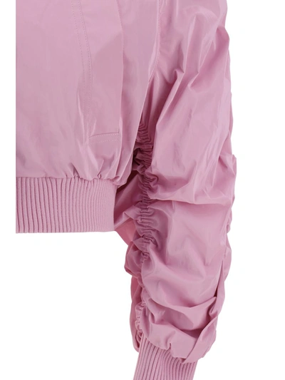 Shop Pinko Coats In Rosa Dolce Lilla