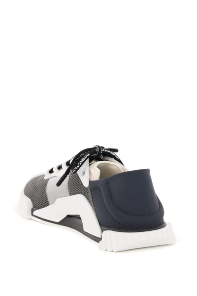Shop Dolce & Gabbana Ns1 Sneakers In Antracite Avorio (white)