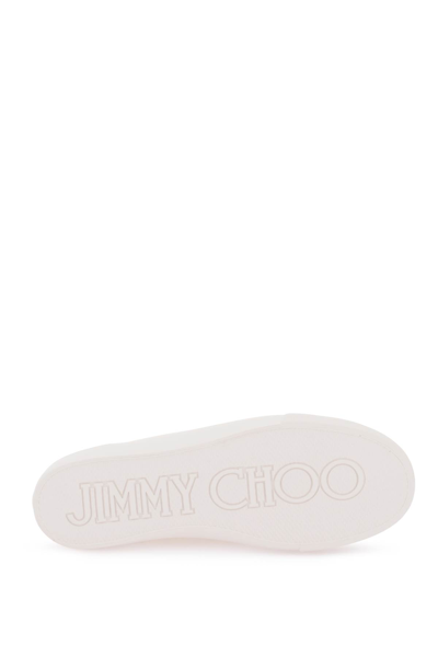 Shop Jimmy Choo Palma M Sneakers In X Latte Latte (white)
