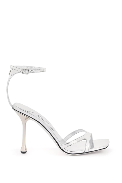 Shop Jimmy Choo Ixia Sandals In Silver (silver)