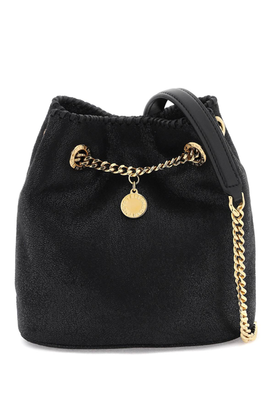 Shop Stella Mccartney Falabella Bucket Bag In Black (black)