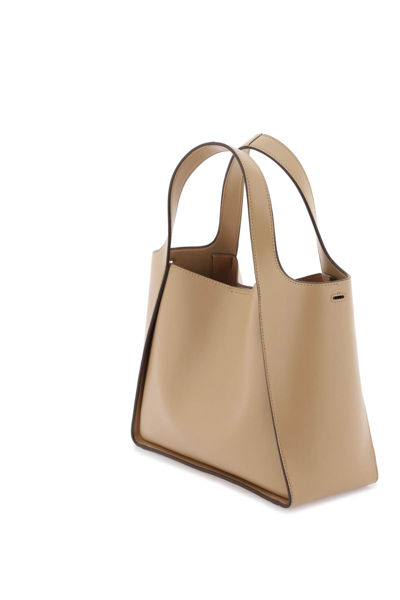 Shop Stella Mccartney Stella Logo Tote Bag In Sand (brown)