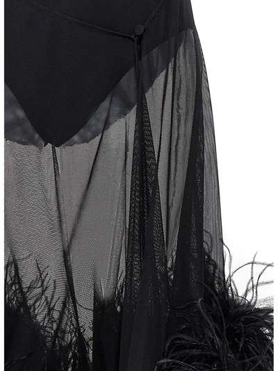 Shop Attico The  'mya' Skirt In Black