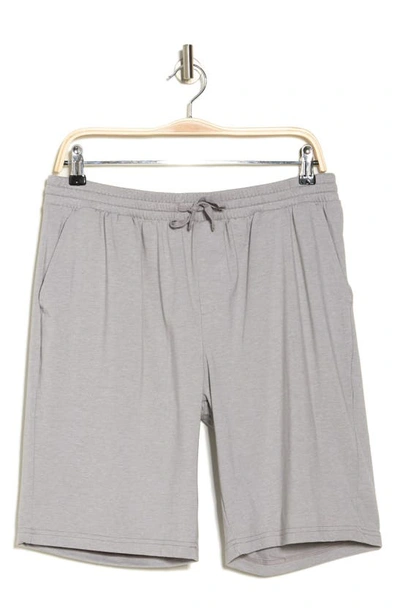 Shop Nordstrom Stretch Knit Lounge Shorts In Grey Heather