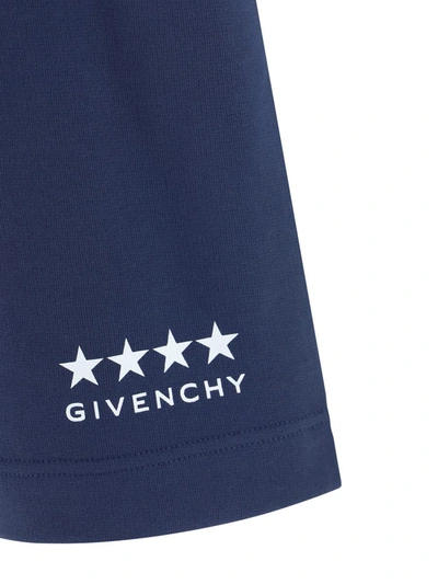 Shop Givenchy Bermuda Shorts In Deep Blue