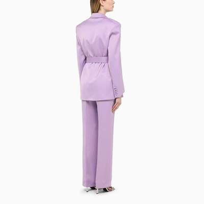 Hebe Studio Lilac Viscose The Lover Blazer In Green