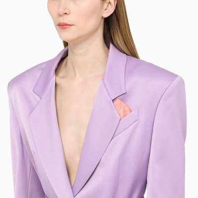 Hebe Studio Lilac Viscose The Lover Blazer In Green
