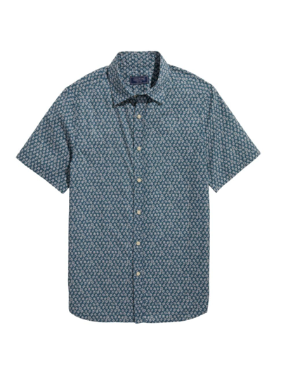 Shop Vineyard Vines Men's Floral Cotton Button-front Shirt In Blue Multi