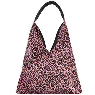 Shop Brix + Bailey Pink Animal Print Premium Leather Boho Hobo Shoulder Bag