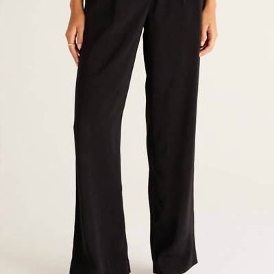 Shop Z Supply Lucy Twill Pant In Black