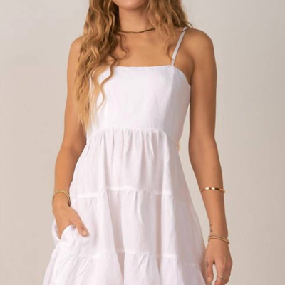 Shop Elan Spaghetti Straps Dress In White